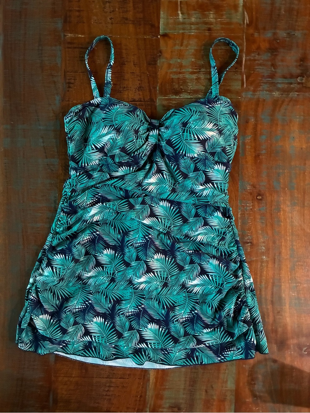 Shore Shapes One piece swimsuit dress tank ink size 14